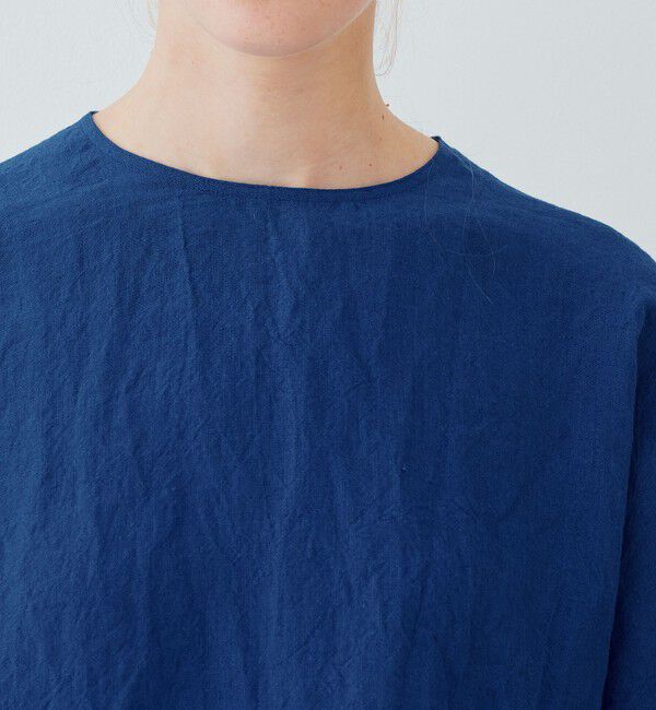 GALERIE VIE「ランダムリネン クルーネックプルオーバー」|シャツ・ブラウス|