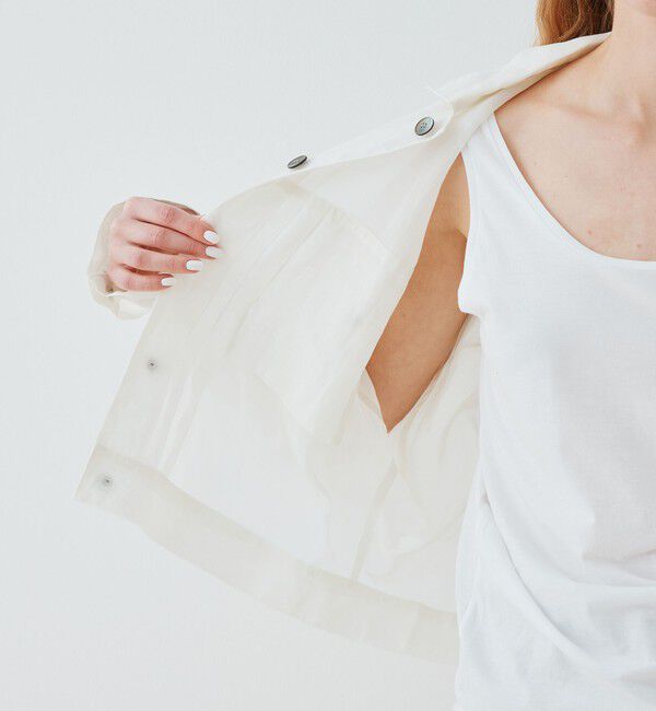 GALERIE VIE「コットンボイルワッシャー 2タックジャケット」|ブルゾン・スタジャン|