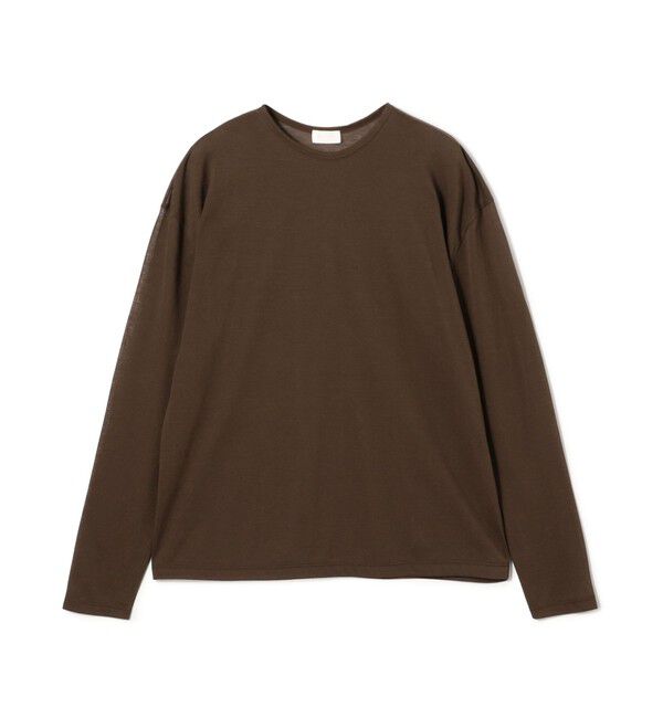 Ballsey「シアーコンパクトジャージー ロングスリーブプルオーバー」|Tシャツ・カットソー|49 ブラウン