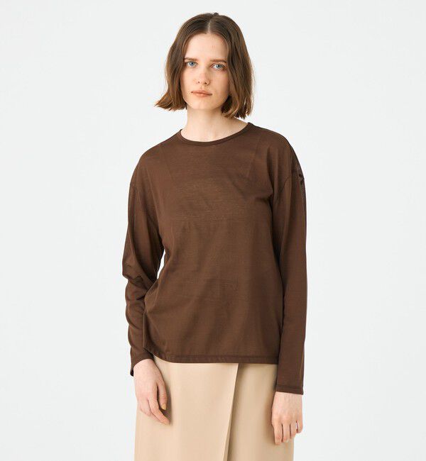 Ballsey「シアーコンパクトジャージー ロングスリーブプルオーバー」|Tシャツ・カットソー|