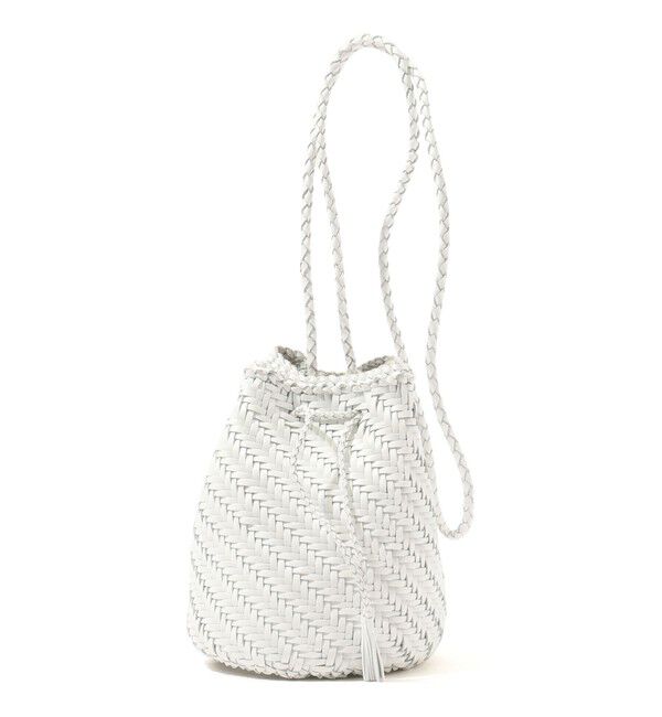 TOMORROWLAND GOODS「dragon DIFFUSION POMPOM ショルダーバッグ」|ショルダー・メッセンジャー|11 ホワイト