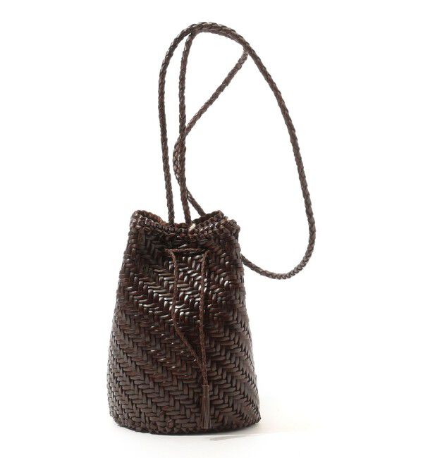 TOMORROWLAND GOODS「dragon DIFFUSION POMPOM ショルダーバッグ」|ショルダー・メッセンジャー|49 ダークブラウン