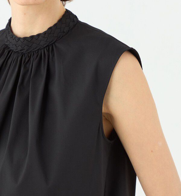 TOMORROWLAND collection「ストレッチブロード ハイネックブラウス」|シャツ・ブラウス|