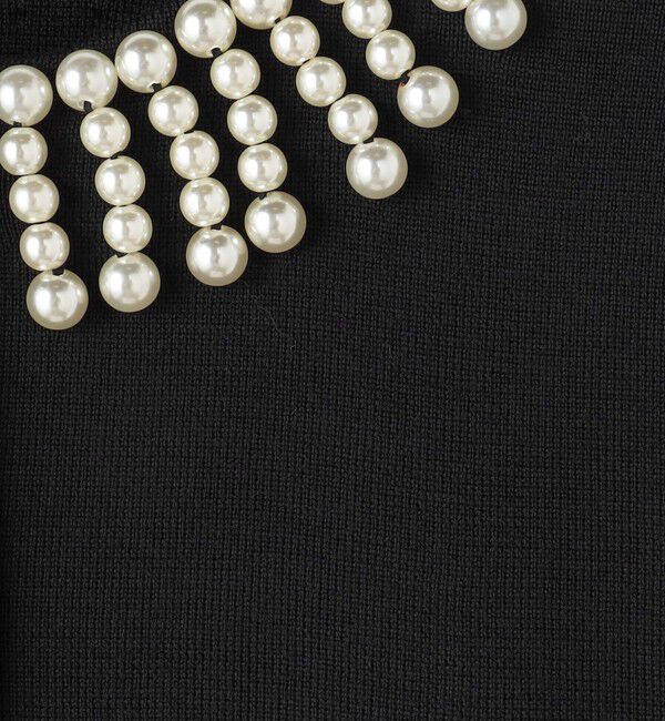 Ballsey「ウールポリエステルパールコンビ クルーネックカーディガン」|カーディガン|