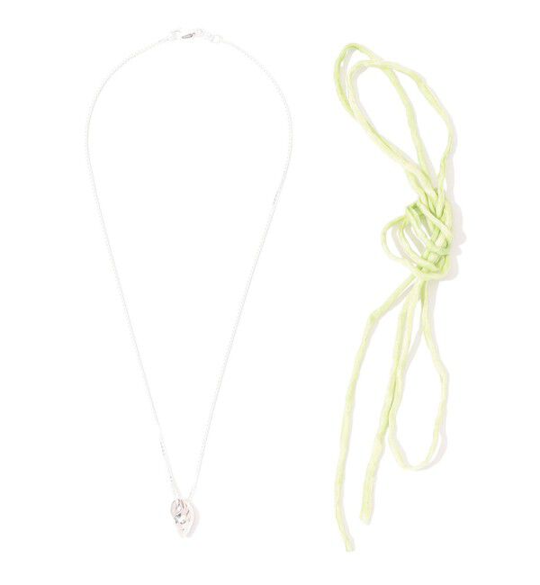 TOMORROWLAND GOODS「P.NINA Venus Pearl ネックレス」|ネックレス|51 ライトグリーン