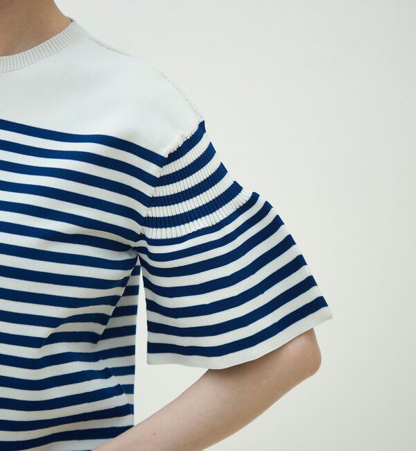 MACPHEE「フォームニット ベルスリーブプルオーバー」|ニット・セーター|