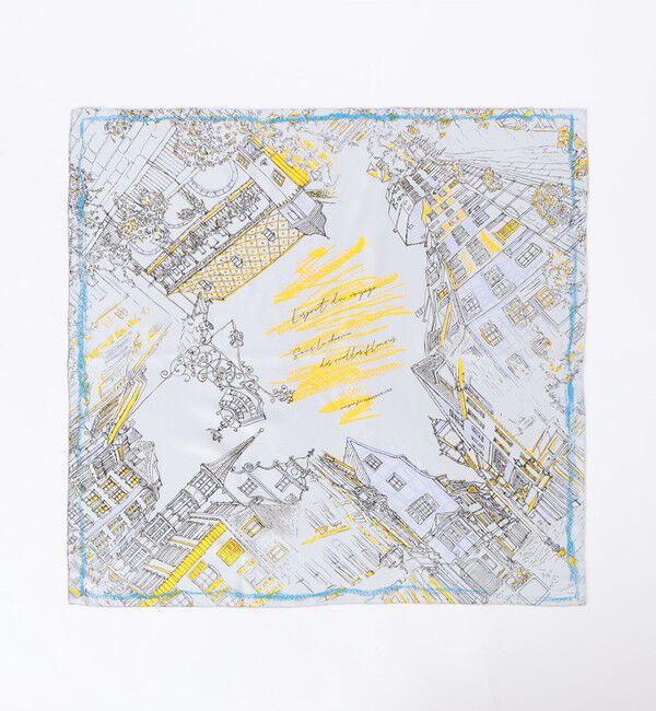 TOMORROWLAND GOODS「【別注】manipuri CITY シルクスカーフ」|バンダナ・スカーフ|