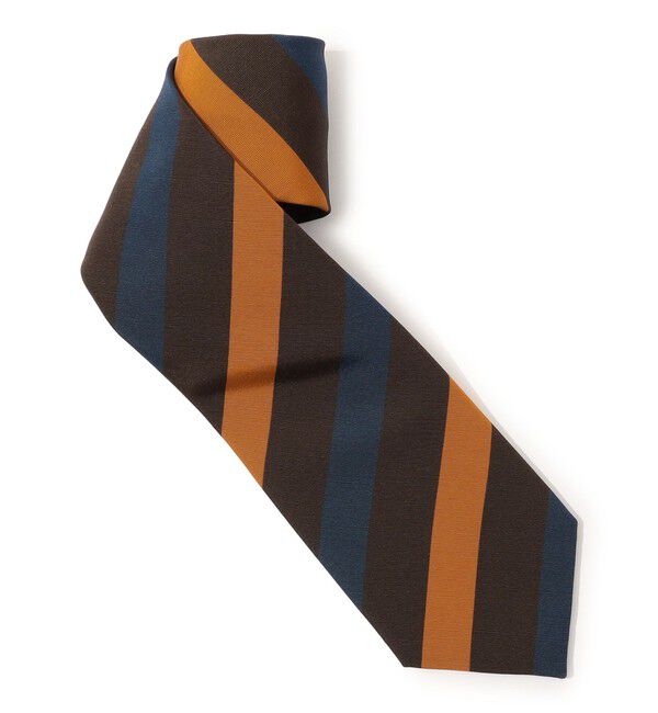 TOMORROWLAND GOODS「Atkinsons アイリッシュポプリン レジメンタルストライプネクタイ」|ネクタイ・蝶ネクタイ|