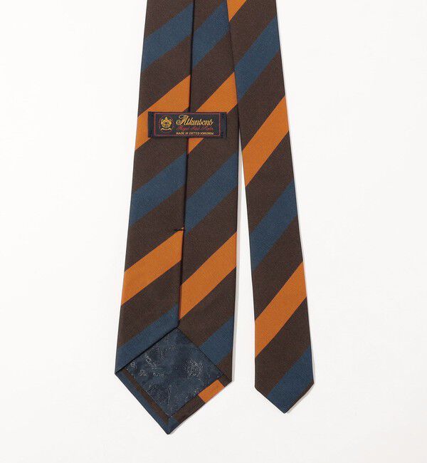 TOMORROWLAND GOODS「Atkinsons アイリッシュポプリン レジメンタルストライプネクタイ」|ネクタイ・蝶ネクタイ|