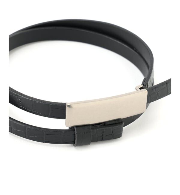 VERMEIL par iena「MAISON CANAU メゾンカナウ Belt クロコ MCLB5B01」|ベルト|