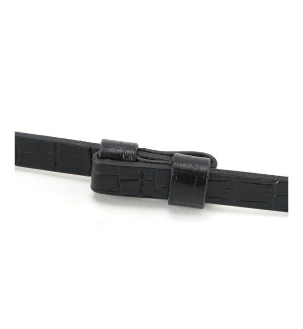 VERMEIL par iena「MAISON CANAU メゾンカナウ Belt クロコ MCLB5B01」|ベルト|