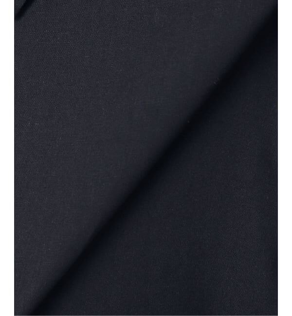 Spick and Span「《予約》リネンブレンドハーフスリーブヘムギャザーシャツ」|シャツ・ブラウス|