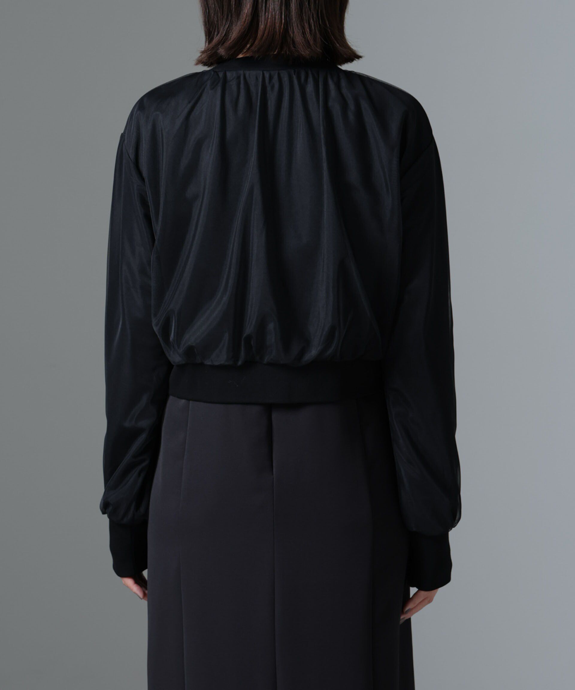 nano･universe「チュールコンビカーディガン」|Tシャツ・カットソー|