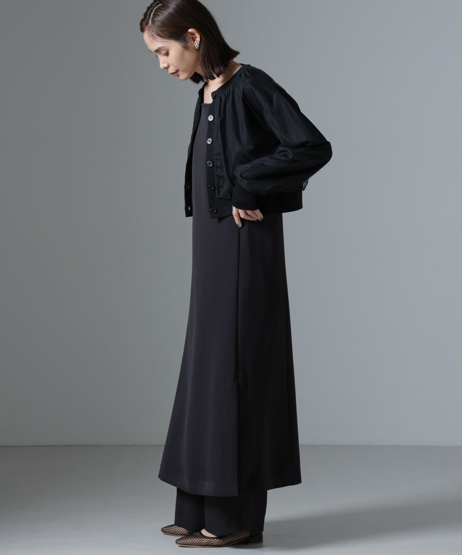 nano･universe「チュールコンビカーディガン」|Tシャツ・カットソー|