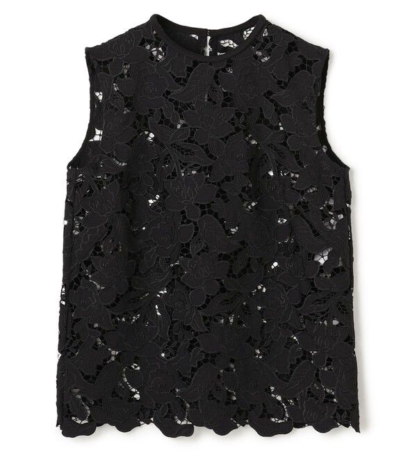 BEIGE,「CITRINE / エンブロイダリーレースノースリーブブラウス」|シャツ・ブラウス|