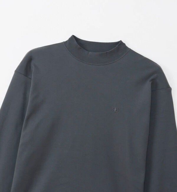 GLOSTER「【Champion/チャンピオン】ICON モックネック ロングスリーブTシャツ ベーシック」|Tシャツ・カットソー|