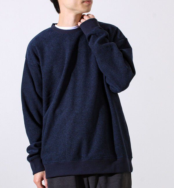 GLOSTER「【ロンT以上スウェット未満】ハニカム裏起毛ロングスリーブ」|Tシャツ・カットソー|