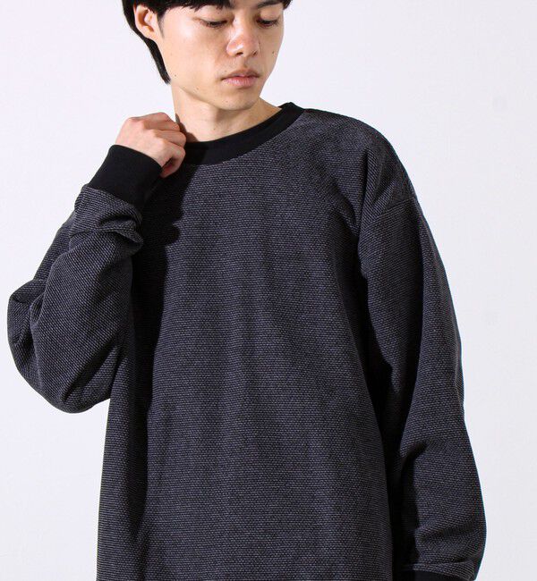 GLOSTER「【ロンT以上スウェット未満】ハニカム裏起毛ロングスリーブ」|Tシャツ・カットソー|
