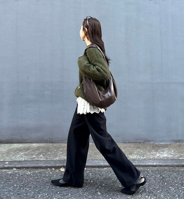 fredy emue「レースドッキングロンTシャツ」|Tシャツ・カットソー|