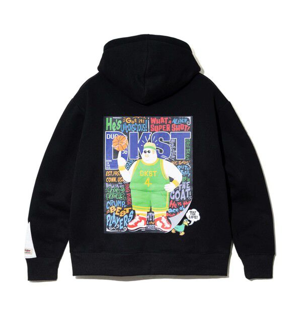 FREDY MAC「【Duckster/ダックスター】ポスターフルジップパーカー」|パーカー|ブラック