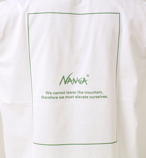 GLOSTER「【NANGA&times;GLOSTER】別注① Rect Backprint Tee」|Tシャツ・カットソー|