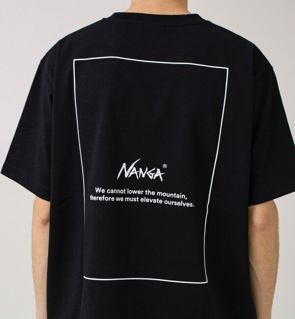 GLOSTER「【NANGA&times;GLOSTER】別注① Rect Backprint Tee」|Tシャツ・カットソー|