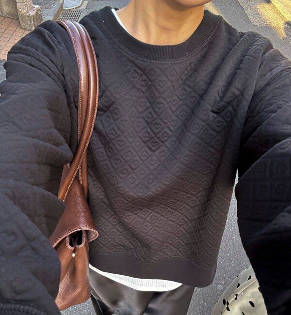 fredy emue「ハートキルトスウェットプルオーバー」|Tシャツ・カットソー|