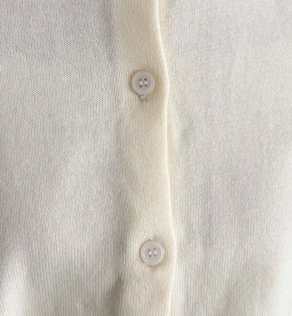 fredy emue「【GEVACO/ゲバコ】別注コットンラウンドネックカーデ」|カーディガン|