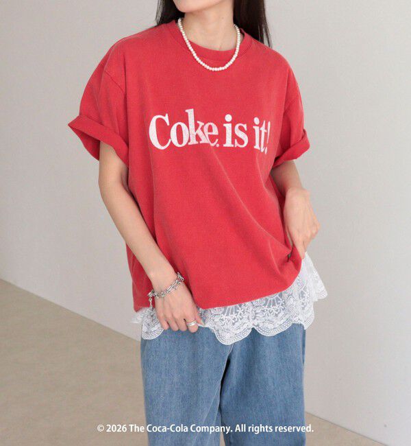 fredy emue「【GOOD ROCK SPEED/グッドロックスピード】Coca-Cola半袖Ｔ」|Tシャツ・カットソー|レッド