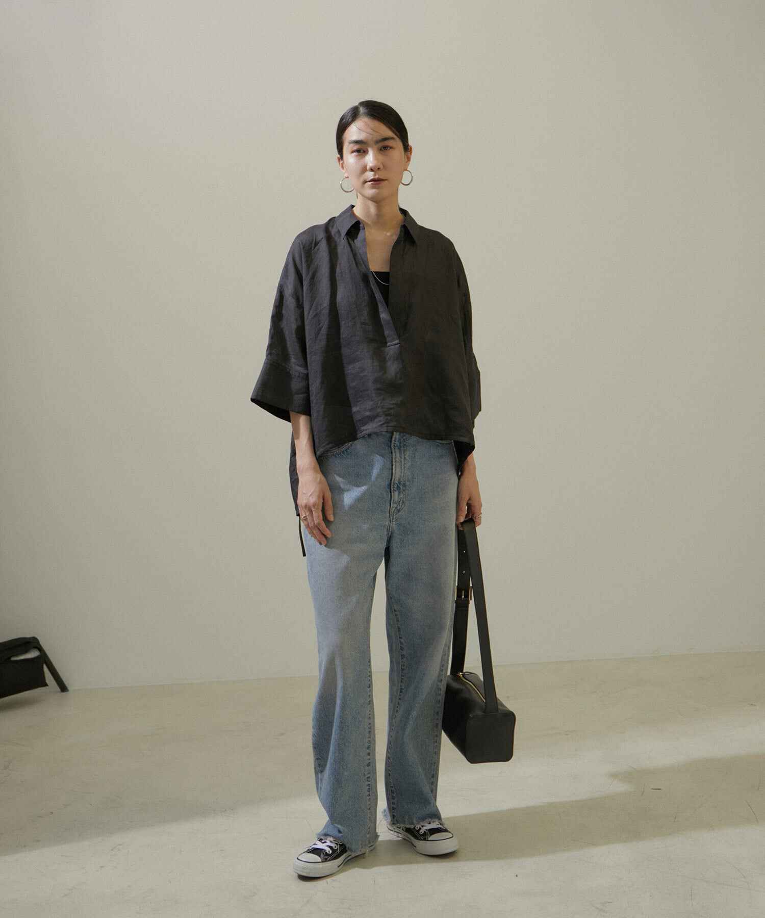 SALON adam et rope'「【追加】コットンリブカップ付きベアキャミ2」|チューブトップ|