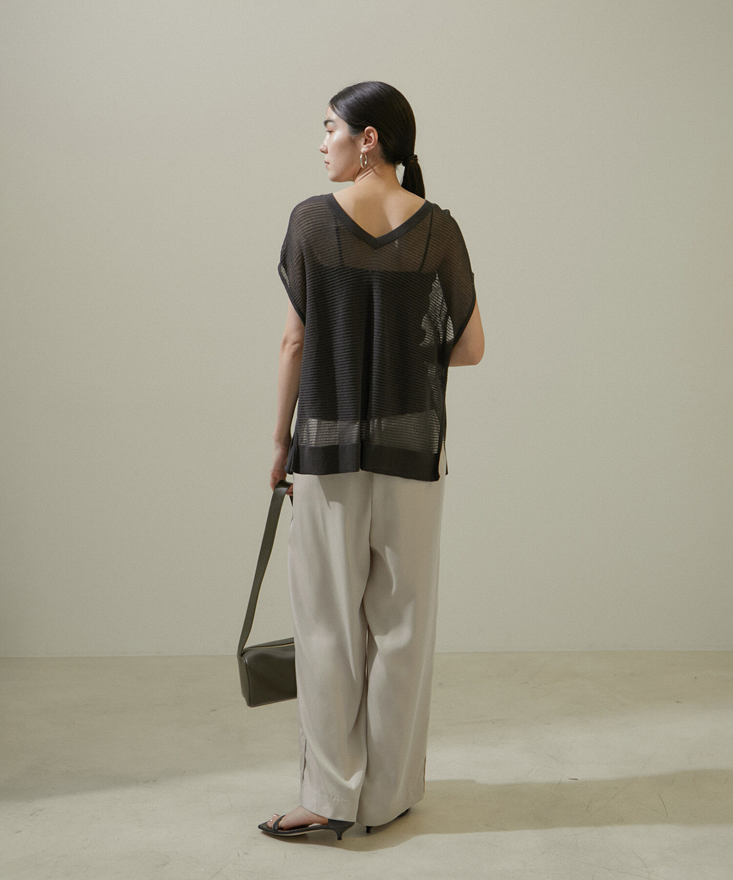 SALON adam et rope'「【追加】コットンリブカップ付きベアキャミ2」|チューブトップ|