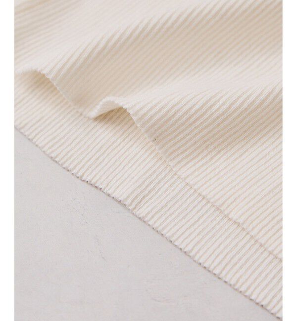 VIS「ドレープオフショルダーリブニット/イージーケア」|ニット・セーター|