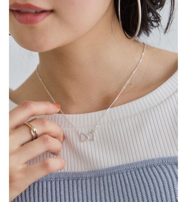 VIS「ダブルハートネックレス」|ネックレス|