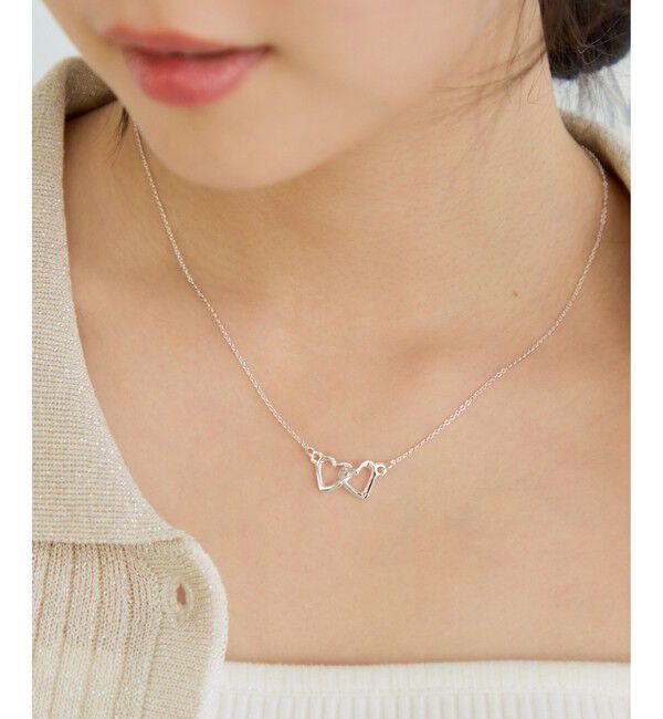 VIS「ダブルハートネックレス」|ネックレス|