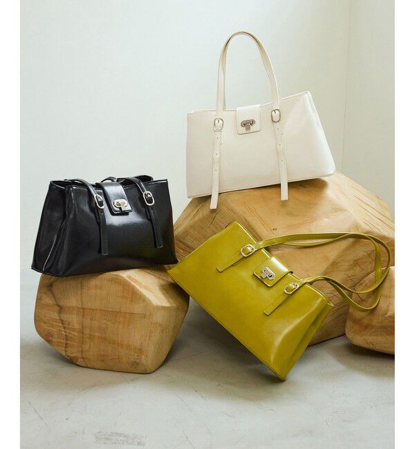 VIS「2層ロングハンドルバッグ」|トートバッグ|