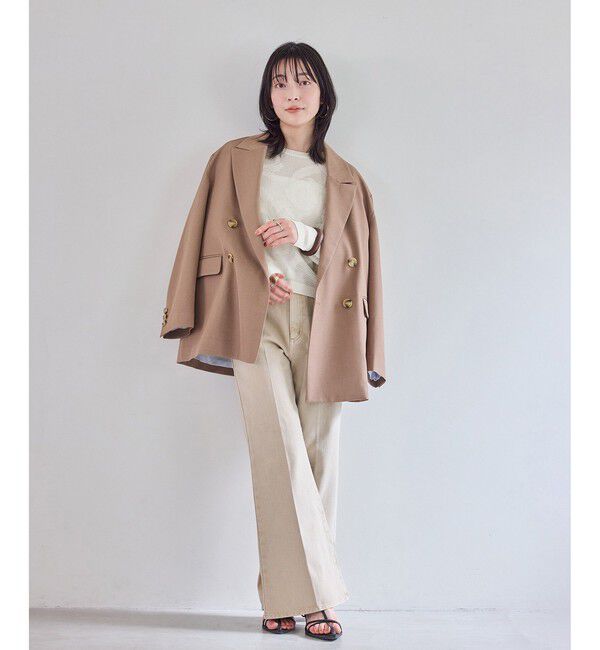 VIS「メッシュジャカードニットプルオーバー/イージーケア」|ニット・セーター|