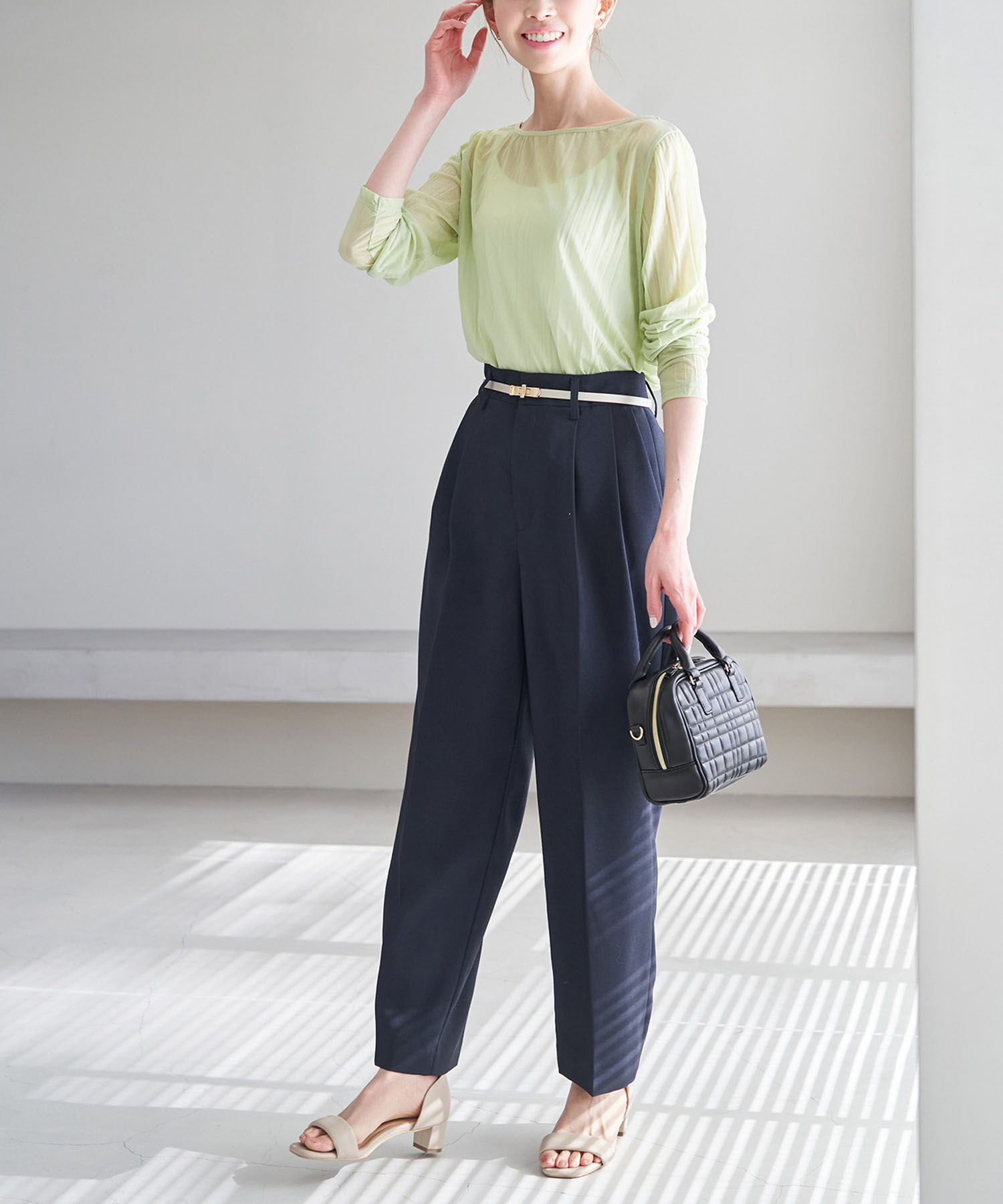 Rope&rsquo;Picnic「シアーワッシャーカットプルオーバー」|Tシャツ・カットソー|