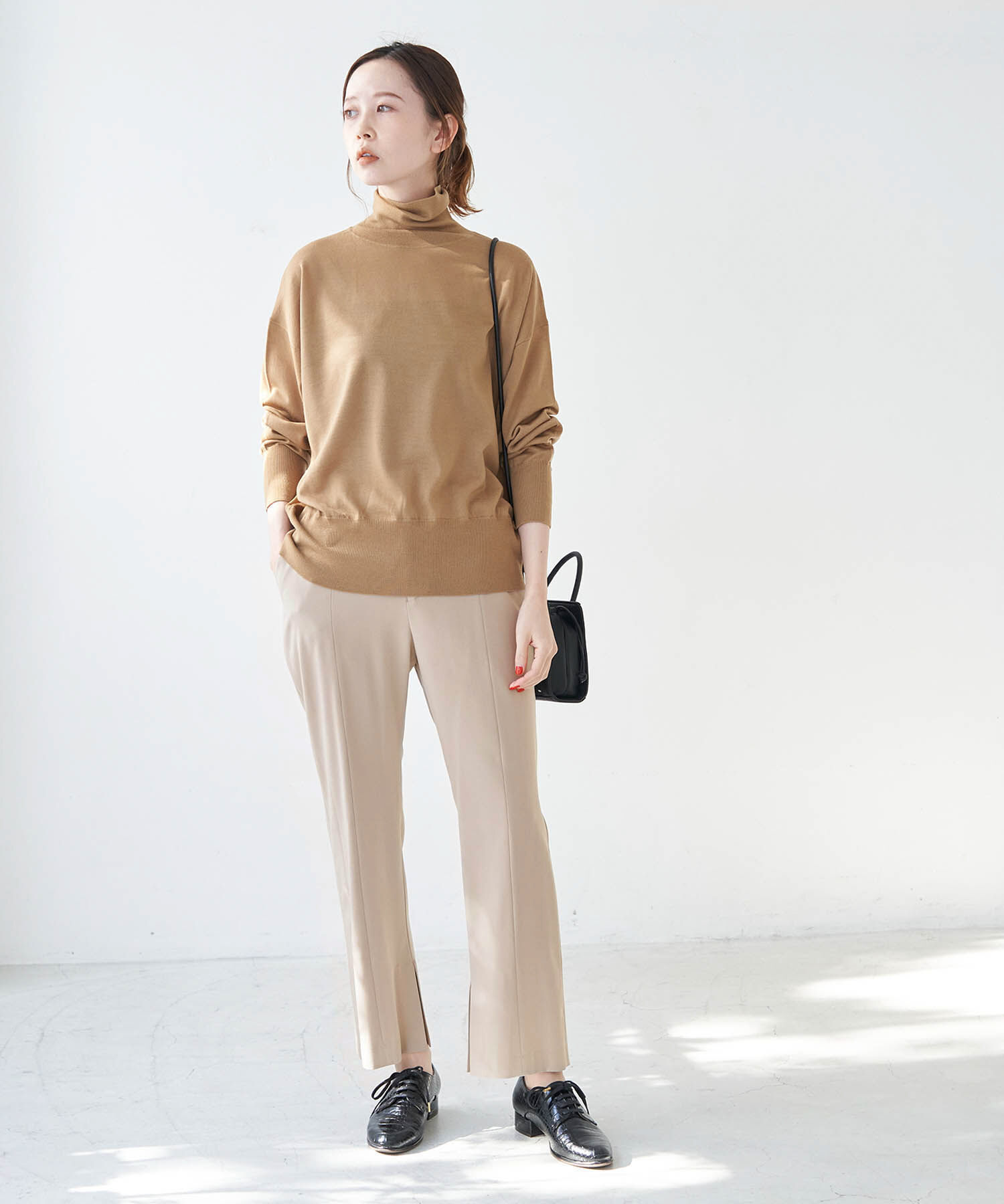 Rope&rsquo;Picnic「【emur】スリットテーパードパンツ」|その他|