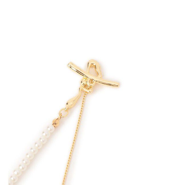 ROPE PICNIC PASSAGE「パール&times;チェーンラリエットネックレス」|ネックレス|