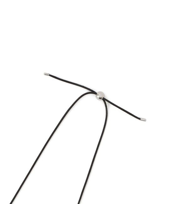 ROPE PICNIC PASSAGE「デザインＷオーバルトップスライドコードネックレス」|ネックレス|