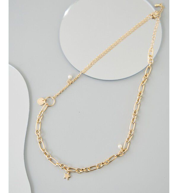 ROPE PICNIC PASSAGE「チャームデザインショートネックレス」|ネックレス|ゴールド(90)