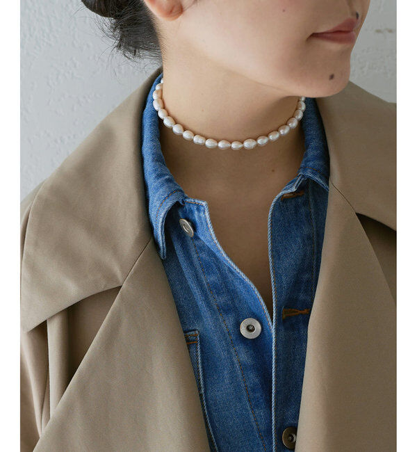 Hoaw.「【Hoaw.】パールチョーカーネックレス」|リング|