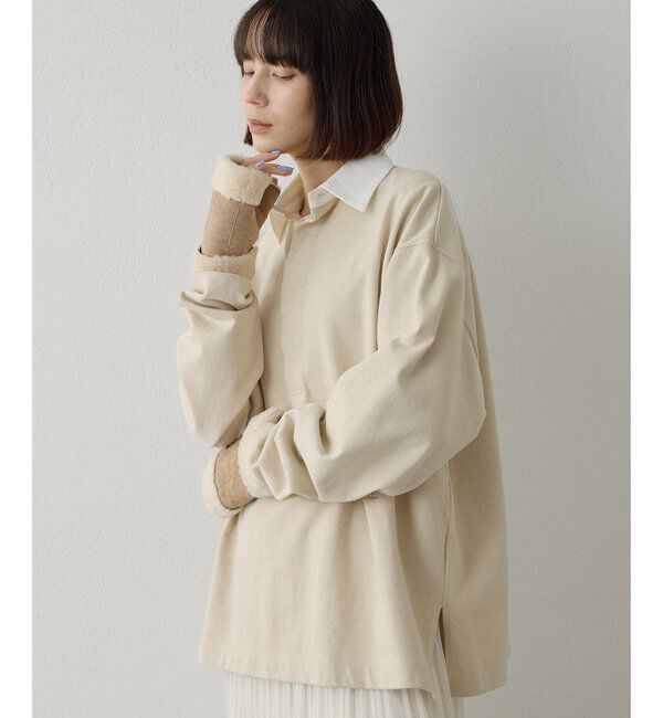  「刺繍ラガーシャツ」|Tシャツ・カットソー|