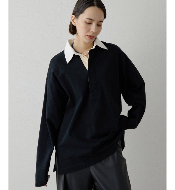  「刺繍ラガーシャツ」|Tシャツ・カットソー|