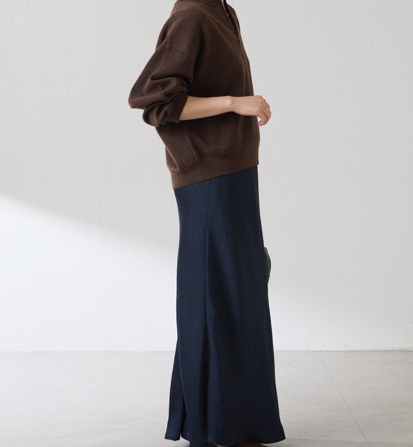  「《総売上数1.6万枚突破！》ジップスウェットライクニット」|ニット・セーター|