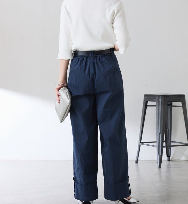  「ロールアップワイドパンツ」|チノ|