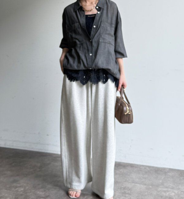  「【新色追加】スカラレースキャミ」|シャツ・ブラウス|