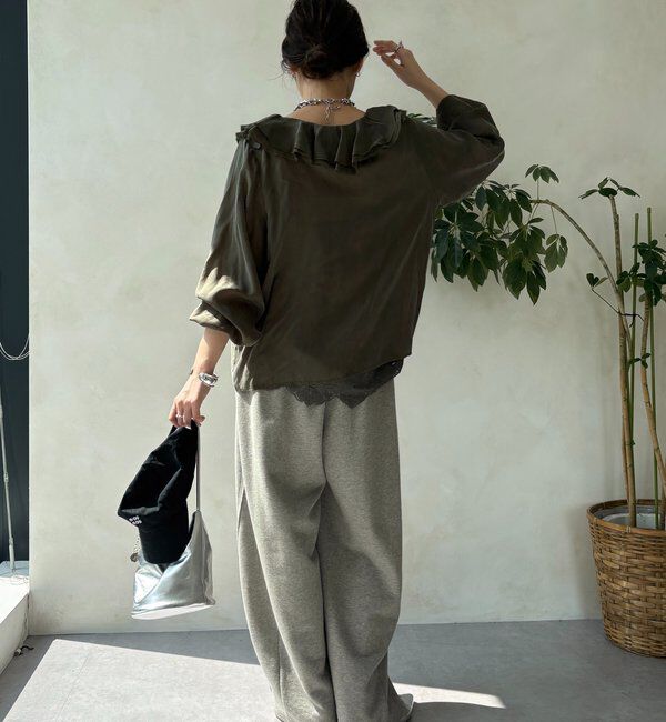  「【新色追加】スカラレースキャミ」|シャツ・ブラウス|