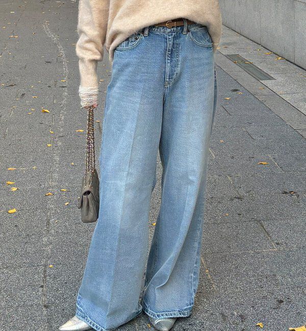  「ルーズフレアデニム」|デニム|