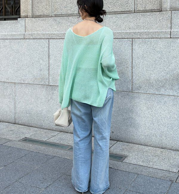  「ルーズフレアデニム」|デニム|